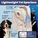 thumbnail image 5 of Mochila de viaje para perros Rubyloo con platos plegables libres de BPA Beige, 5 of 8