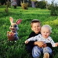 thumbnail image 2 of asddcavvf Easter Bunny Outdoor Decorative Floor Easter Easter Yard Decoration Spring Decorative Floor Graduation Sign in Book Pool Signs Christmas Signs for for Crafting, 2 of 7