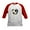 Red/White, variant on CafePress - Soccer Love Kids Baseball Jersey - Kids Cotton Baseball Jersey, 3/4 Sleeve Shirt