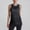 Black, variant on Wowcloth Clearance Top Women's Round Neck Sports Mesh Lace Back Yoga