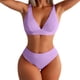 thumbnail image 2 of Traje de Baño Para Mujer, Traje de Baño de Cintura Alta, Bikini Erógeno, Conjunto Sólido, Sujetador Relleno de Dos Piezas, Traje de Baño, Ropa de Playa Odeerbi ODB188273, 2 of 6