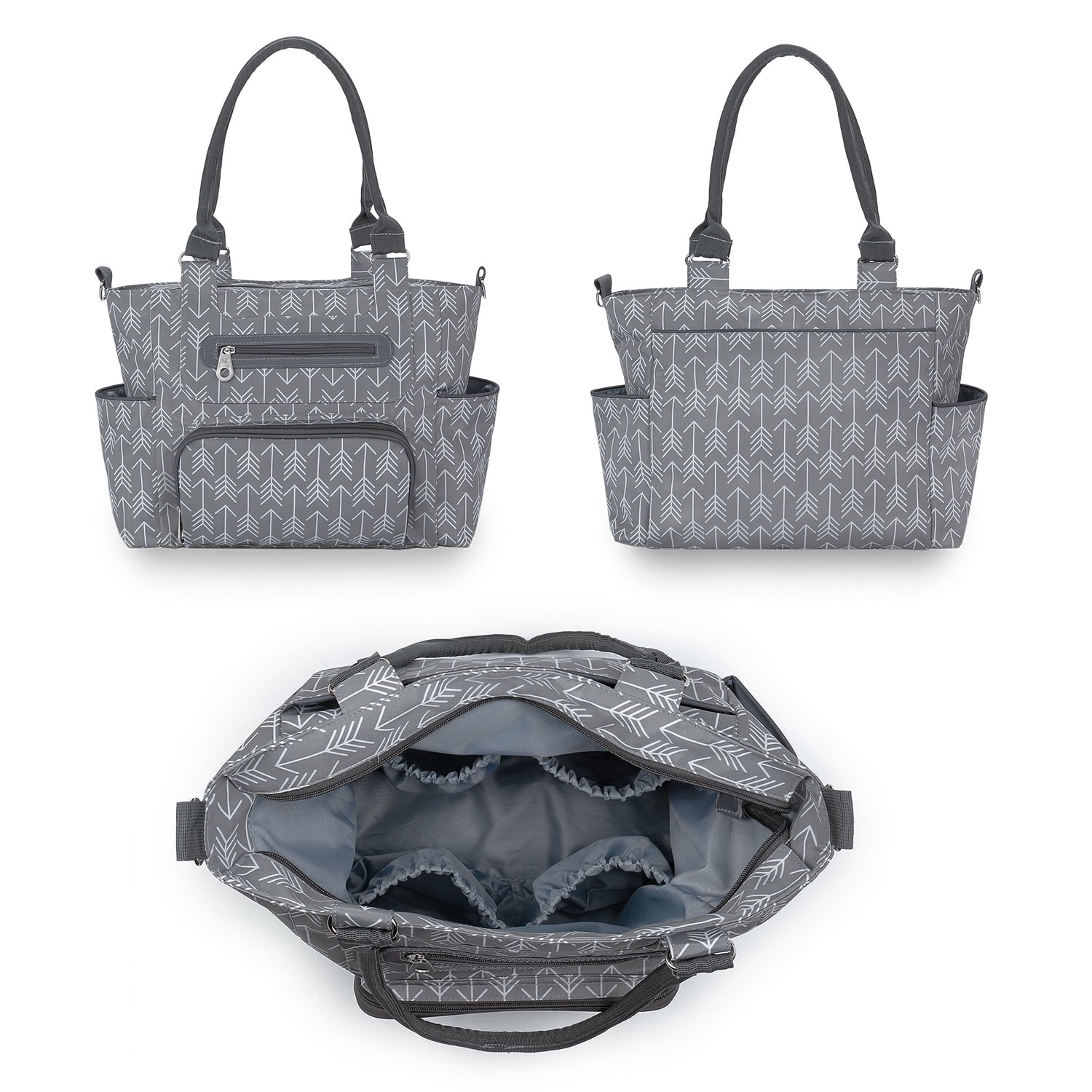 SPEKSEE Versatile Large Capacity Mommy Bag Diaper Tote with Multiple Accessories for Outdoor Use