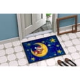 thumbnail image 2 of Bear Sleeping in the Moon and Stars Door Mat, 2 of 4