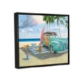 thumbnail image 4 of Stupell Industries Dogs on Beach Shore Animals & Insects Painting Black Floater Framed Art Print Wall Art, 31 x 25, 4 of 10