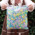 thumbnail image 1 of 100/300/500Pcs Colorido Básico Nylon Ealstic Hair Band Para Niñas Cola De Caballo Hold Scrunchie Goma Banda Kid Moda Accesorios Para El Cabello, 1 of 4