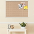 thumbnail image 3 of PinPix 40x28 Custom Cork Bulletin Board  Poster Board Has a Fabric Style Canvas Finish, Framed in Other, by ArtToFrames (PinPix-606), 3 of 5