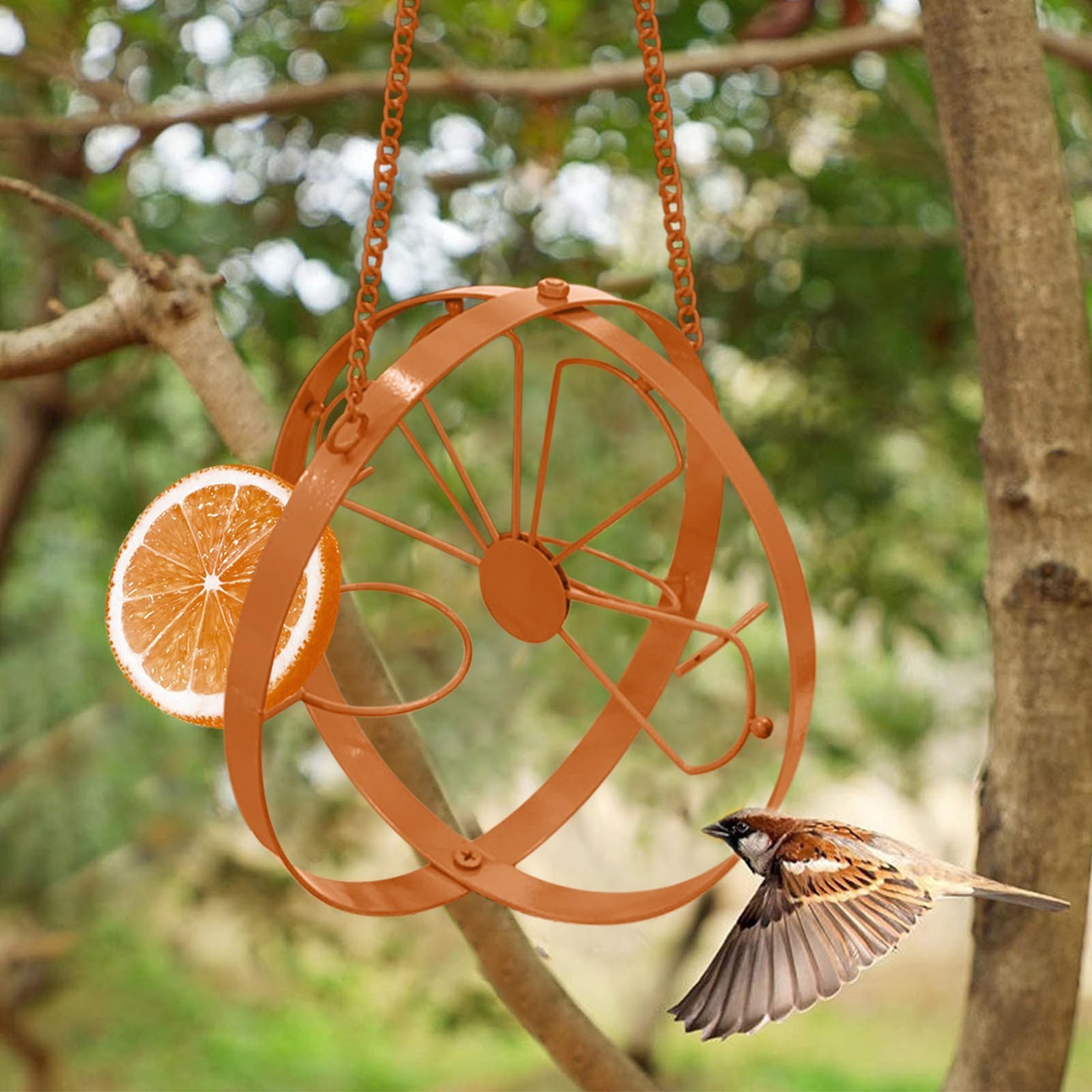 Leak-Proof Hummingbird Feeder for Outdoors, Ant & Bee Resistant with 4 Feeding Ports by PALIFEUR