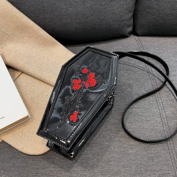 Bolso bandolera gótico de dibujos animados para mujer, bolso cruzado versátil, regalo de Halloween