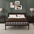 thumbnail image 4 of Gymax Wood Bed Frame Wood Slats Support Platform W/ Headboard &Footboard Queen Size, 4 of 8