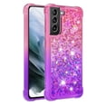 thumbnail image 2 of Funda para Samsung Galaxy S21 5G Transparente con Brillos Carcasa Protectora Antigolpes con Glitter Brillante, 2 of 5