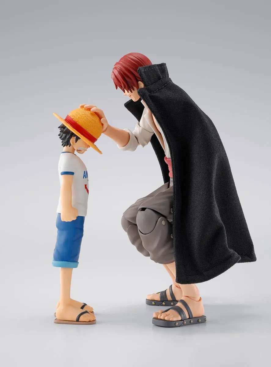 Bandai Tamashii Nations S.H.Figuarts One Piece Shanks & Monkey D. Luffy Childhood Action Figure