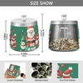 thumbnail image 2 of Yayeee Ashtray with Lid for Cigarette Smokeless Stainless Steel Home Ash Holder, Cute Christmas Pattern, 2 of 7