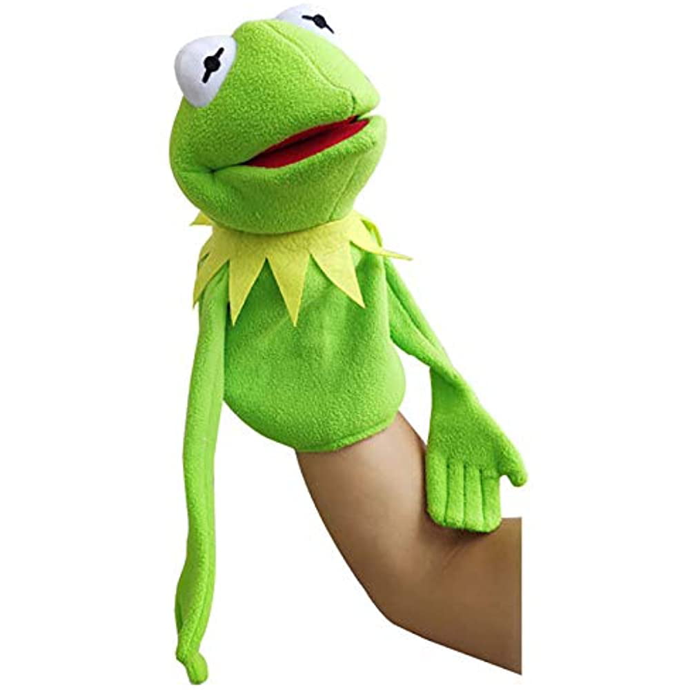New 22" Kermit the Frog Hand Puppet Soft Plush Doll Toy Kids Birthday Xmas Gift 