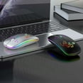 thumbnail image 4 of yeacher W128 Tri-Mode Silent Wireless Mouse with Ergonomic Design, Rechargeable Battery, and 10m Range in Multiple Colors, 4 of 6