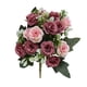 thumbnail image 2 of Ramo de flores artificiales para el centro de mesa y la decoración de jarrones de la casa de bodas, 2 of 6