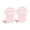Pink, variant on 1 Pair Cartoon Desktop Bookend Stand Holder for Cat Paw Book Storage Rack Book Organizer for Kid Child Student Office Wo