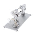 thumbnail image 3 of TISHITA Roue Libre Moteur Modèle de Moteur en Argent Science Physique, 3 of 8