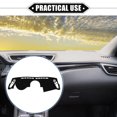 thumbnail image 2 of Unique Bargains Alfombrilla protectora para salpicadero de consola central de coche compatible con Kia Soul 2010-2019, poliéster protector, color negro, 2 of 7