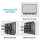 thumbnail image 4 of Soporte Universal Para Barra De Sonido Manhattan 461849 Montaje VESA Hasta 15 Kg Ajustable En Profundidad Negro, 4 of 8