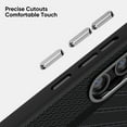 thumbnail image 4 of Stylish Texutre Case Cover for Samsung Galaxy S24+ Plus, Slim Fit [Compatible with Magsafe & Accessories] Shockproof Drop Protection Anti-Scratch Anti-Slip Bumper Rugged Case for Men, Black, 4 of 6