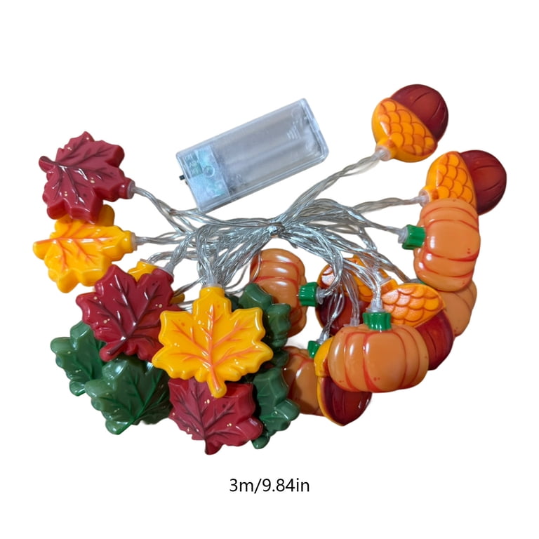 Outdoor Fall Decor Fall Pumpkin Lights Fall Decorations Realistic ...
