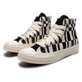 thumbnail image 3 of Zapatillas de lona Converse Chuck 70 de caña alta, antideslizantes y resistentes al desgaste, para hombre y mujer, en blanco y negro, 3 of 4