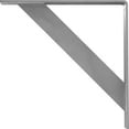 thumbnail image 4 of Ekena Millwork 2"W x 16"D x 16"H Traditional Steel Bracket, Hammered Gray, 4 of 13