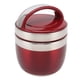 thumbnail image 3 of Thermal Lunch Box, 1.2L Dual Layers Leakproof Vacuum Insulation Bento Box  For Picnic ANGGREK Rojo, 3 of 8