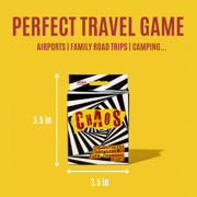 TDC Games Chaos Card Game - 2-6 Players - One deck of Cards