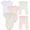 Deer, variant on Baby Girl 5 - Piece Bodysuits & Pants Deerest Set, Sizes (Newborn - 9 Months)