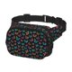 thumbnail image 2 of Fotbe Multicolored Butterflies Cangurera Cuadrada con Estampado de Doble Capa, Bolsa de Cintura Ajustable Mini para Hombres y Mujeres, 2 of 9