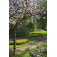 thumbnail image 2 of Flaherty, Dennis 11x14 Gold Ornate Wood Framed with Double Matting Museum Art Print Titled - Netherlands, Lisse Garden park in Spring, 2 of 4