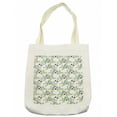 thumbnail image 1 of Garden Art Tote Bag, Watercolor Floral Arrangement in Bloom Romantic Composition Tender Motif, Cloth Linen Reusable Bag for Shopping Books Beach and More, 16.5" X 14", Cream, by Ambesonne, 1 of 2