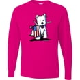 thumbnail image 3 of Inktastic Us Flag Westie Long Sleeve T-Shirt, 3 of 5