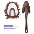 thumbnail image 3 of Uxcell Microfiber Chenille Duster Washable Cleaning Brush Dusting Tool Brown, 3 of 5