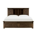 thumbnail image 4 of A-America Sun Valley Rustic Solid Wood Queen Storage Bed in Timber, 4 of 4