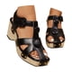 thumbnail image 3 of MKLEKYY Sandalias de Plataforma Zapatos de Playa Zapatillas de Mujer Sandalias Planas de Una Sola Pieza para Vacaciones En La Playa 684, 3 of 5