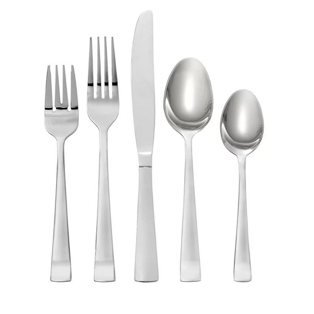 ONEIDA AVERY 90 PIECE CASUAL FLATWARE SET, SERVICE FOR 12