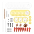 thumbnail image 5 of 70 Pcs Flute Repair Parts Maintenance Tool Kit Open Hole Sound Pads with Screws, 5 of 11