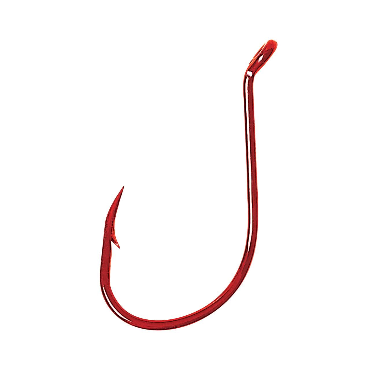 Lazer Sharp L2RBUH-4/0 Barbless Long Shank Octopus Hook, Red, Size 4/0, 34 Pack