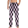 thumbnail image 4 of Top-kevin Squares Plaid Pajama Pants Checkered Men's Pajama Bottoms Lounge Sleepwear PJs Sleep Pants S, 4 of 11