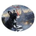 Christmas Tree Skirt Winter City French Bulldog Halloween Tree Skirt