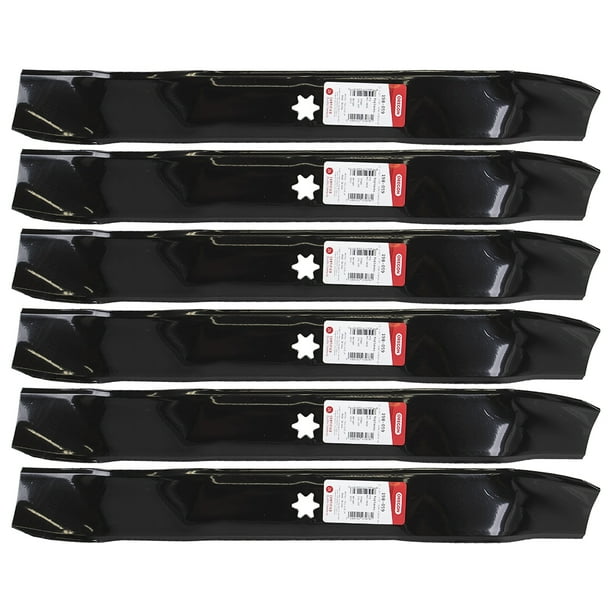 Oregon 198059 6 Mulching Blades MTD Cub Cadet RZT42 LT1042 w 42'' Deck