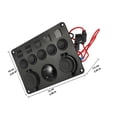 thumbnail image 4 of Mobutofu 1Pc Blue Car Voltage Meter with Dual USB Charging for SUV Use, 4 of 5