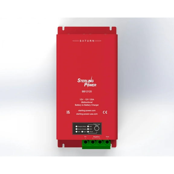 Sterling Power Battery to Battery Charger 12V input to 12V output 120 amp DC powered charger