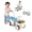 Blue, variant on Gymax 3-in-1 Kids Ride On Push Car Foot-to-Floor Sliding Car for Toddler w/ Rope Pink