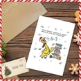 thumbnail image 3 of Tarjeta de Navidad LINHARA 6 7 Funny Holiday Book Lovers, 3 of 9