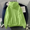 thumbnail image 5 of Plus Size Tunic Tops for Women Leggings Winter Loose Fit Hooded Long Sleeve Batwing One Shoulder Hoody Graphic Hoodie Cotton Hoodies Sweatshirts(Green,XL), 5 of 6
