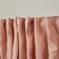 thumbnail image 5 of 3S Brother's Home Decorative Baby Pink Curtains Extra Long Luxury Colors Linen Look Custom Made 5-25 Feet Made in Turkey Hang Back Tab ( 1 Panel ) Home Décor -(52"Wx204"L), 5 of 6