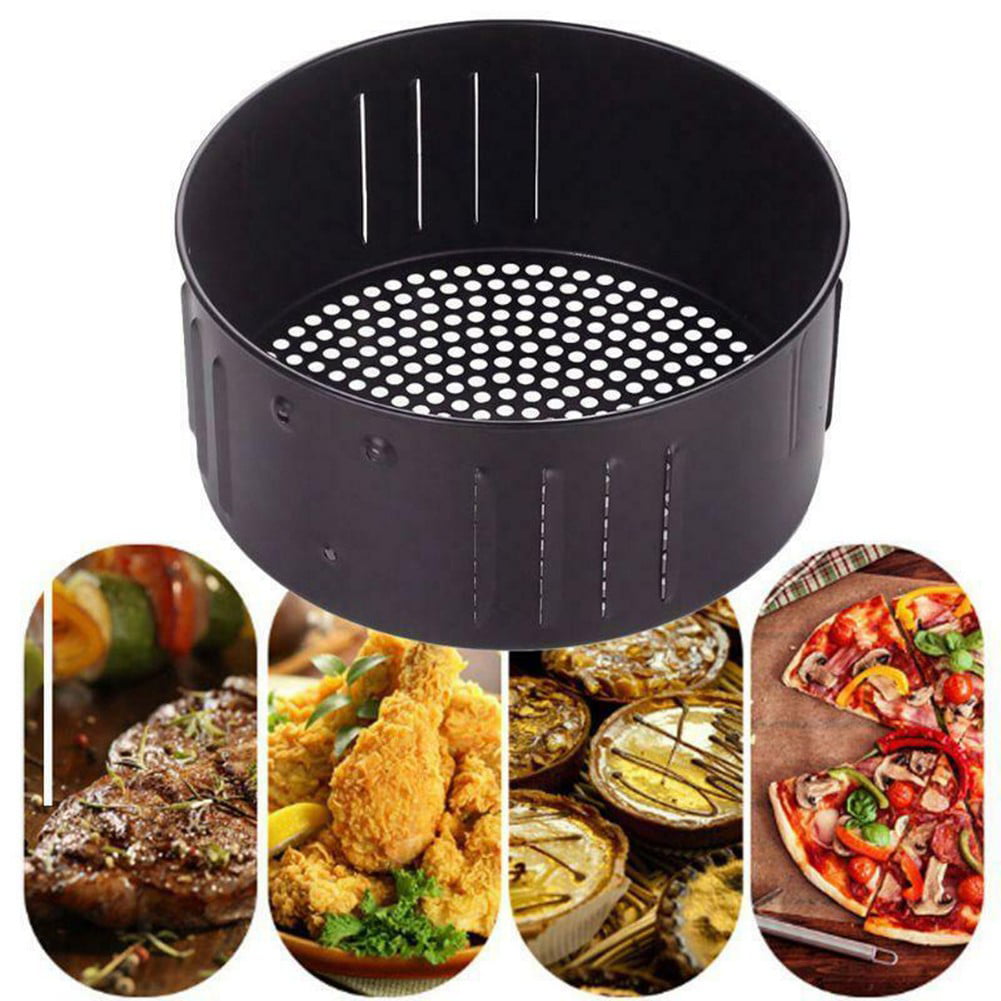 2.6/3.5L Air Fryer Chips Kitchen Tool Accessories Baking Basket Pizza Pan Home 